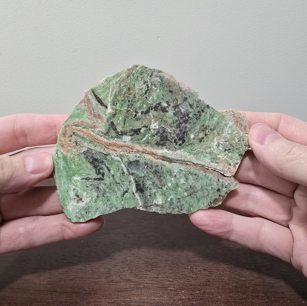 Chrysoprase Crystal Slab #A